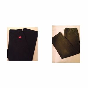 Army Green Carhartt Black Dicki work pants bundle